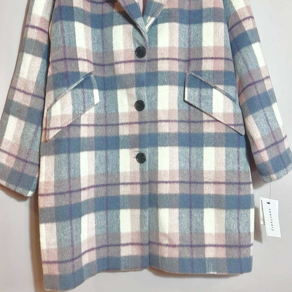 Sanctuary 10% Wool Blend Coat - Picture 4 of 9
